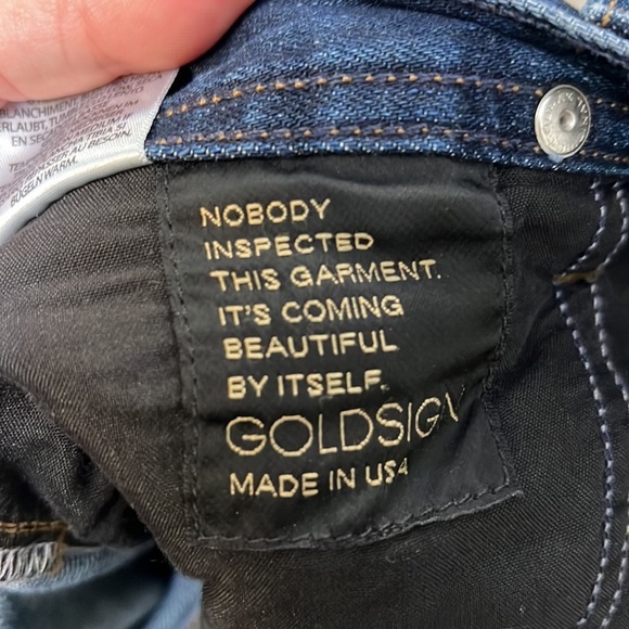 GOLDSIGN DENIM JENNY DISTRESSED JEANS SIZE 27 - Picture 12 of 16